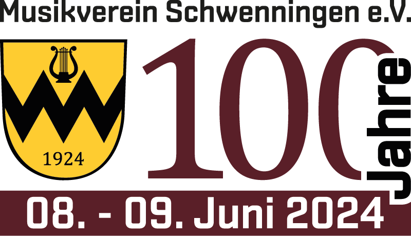 100 Jahre Musikverein Schwenningen e.V. - Jubiläumslogo